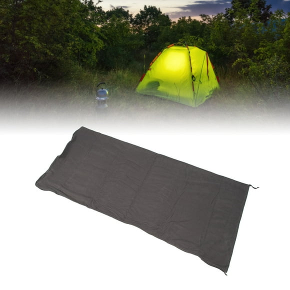 Doublure de Sac de Couchage en Molleton, Sac de Couchage en Molleton Pliable et Facile à Nettoyer, Épaissi pour le Camping Gris, Bleu Marine