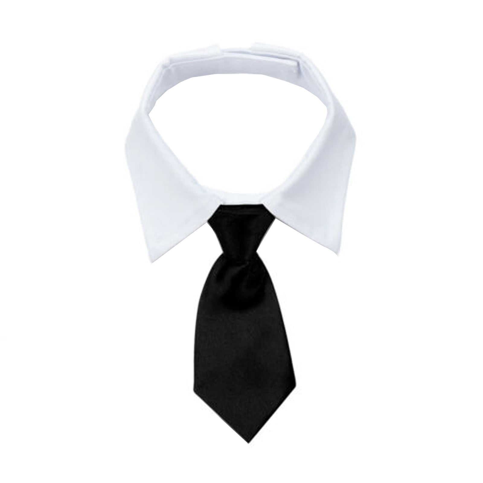 Tuxedo Bow Ties Adjustable Formal Tie White Collar Dog Necktie Pet Accessories For Regular Use