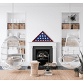 thumbnail image 3 of Flag Case for American Veteran Burial Flag Military Flag Display Case Funeral Flag Solid Wood Flag Shadow Boxes to Fit a Folded 5'x9.5' American Flag with Polished Plexiglass by ILOT, 3 of 8