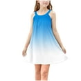 thumbnail image 3 of Bovxnpu Summer Girls Dresses, Girls Cotton Dress Tank Play Dress Beach Sundress, Girls Cute Sleeveless Camisole Dress A Line Suspenders Wrinkle Dress 13 Years, 3 of 6