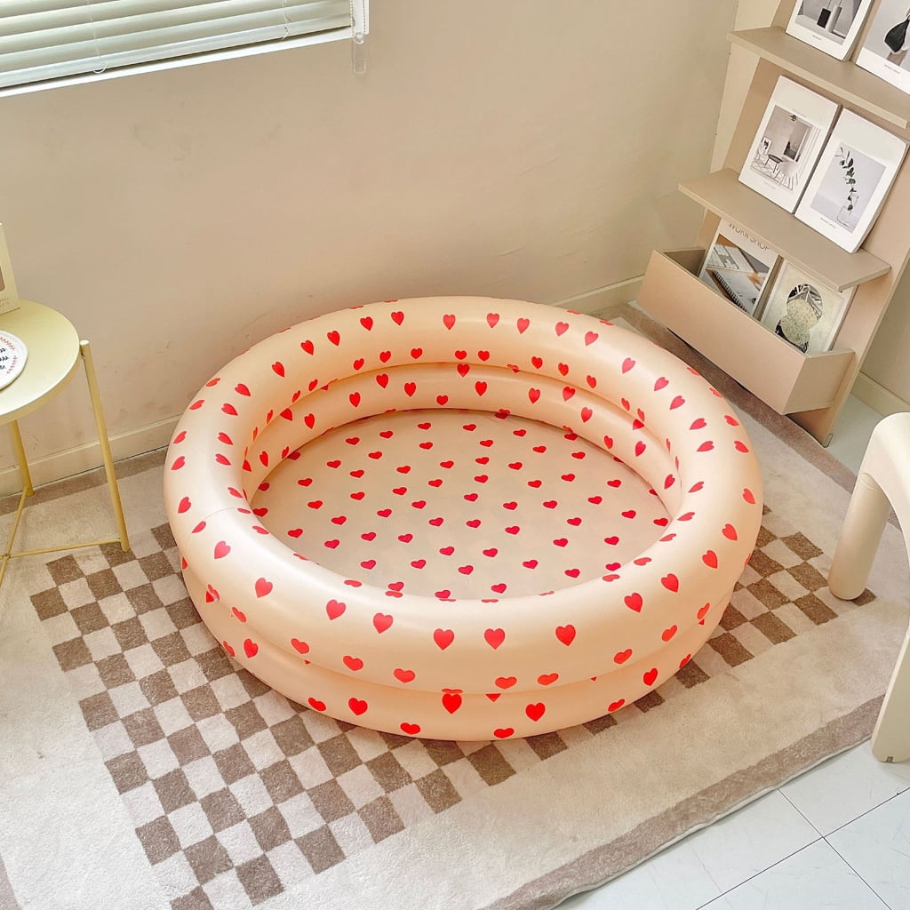 Paddling Pool Inflatable Round Swimming Pool Kid Fishing Pond Pit Pool