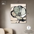 thumbnail image 5 of Gem Petals Canvas Muted Plants Flowers Abstract Wall Art by Art Remedy, Gallery Wrapped, 36" x 45", 5 of 7