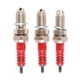 thumbnail image 3 of 3 uds bujía D8TC 3 electrodos para CG 125 150 200cc CF250 motocicleta Scooter ATV Quads, 3 of 12