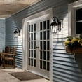 thumbnail image 5 of Kichler Builder 9033BKT Courtyard Outdoor Wall 1 Light in Textured Black, 5 of 7