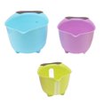 thumbnail image 3 of Drain Colander Set, 3pcs Fruit Vegetable Washing Basket Insulation Slip Resistance  For Fruits For Mixing For Meat, 3 of 8