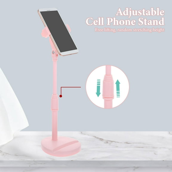 Worgeous Desktop Mobile Phone Stand Adjustable Phone Holder ABS 1Pack
