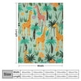 thumbnail image 4 of FUMJ Giraffe Cartoon Cute Animal Blanket, Soft Blankets Flannel Bed Throw Cozy Lightweight Plush Gifts for Kids Boys Girls Women Sofa Couch Bedroom Living Rooms Warm All Season, Home Decor,, 4 of 6