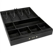 Barska Cash Box with 6-Compartment Tray and 4-Bill Holder