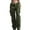 Army Green, variant on XFLWAM High Waisted Cargo Pants for Women Baggy Y2k Straight Wide Leg Pants with Pockets Boyfriend Streetwear Sweatpants