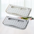 thumbnail image 2 of 2pcs Home Shoes Storage Racks Fold Wall-mounted Paste PP Shoe Racks Bathroom Wall Flop Suction Wall Durable Shoes Racks (Grey+White), 2 of 4