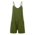 thumbnail image 5 of Women Summer Casual Short Jumpsuits Polyester Spandex Loose Fit for Various Occasions, 5 of 6
