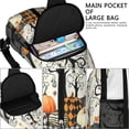 thumbnail image 4 of Sling Backpack,Halloween Pumpkins and Spooky Trees Crossbody Bag with Water Bottle Holder,Waterproof Sling Bag for Men/Women with Chest Phone Holder for Hiking,Travel, 4 of 6