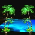 6 FT LED Lighted Artificial Palm Tree, Outdoor Patio and Pool Decor
