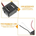 thumbnail image 4 of IFANLANDOR 1Set Usb Table Lamp Adapter Black Plastic Light Socket Plug Adapter for Adults, 4 of 8