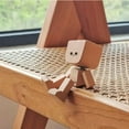 thumbnail image 4 of Shaking Wooden Man Figurine Wooden Figure that Sways 3 Inch 1PC Shake Your Feet Happily Wood Toy Little 12 Expressions Available Shaking Man for Car, 4 of 4