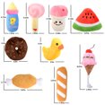 thumbnail image 3 of 16PCS Dog Toy Soft Interactive Funny Cartoon Dog Squeaky Toy Pet Plush Toy, 3 of 10
