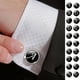 thumbnail image 3 of Guardurnaity Gemelos con letras para hombre, gemelos formales de acero inoxidable con inicial del alfabeto para boda Accesorios de disfraces letra yo, 3 of 6