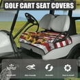 thumbnail image 2 of SEANATIVE Cattle Golf Cart Seat Cover American Flag Golf Cart Seat Blanket Universal Sports Golf Cart Accessories for Men Women Fits for More 2 Person Seats Golf Carts, 2 of 7