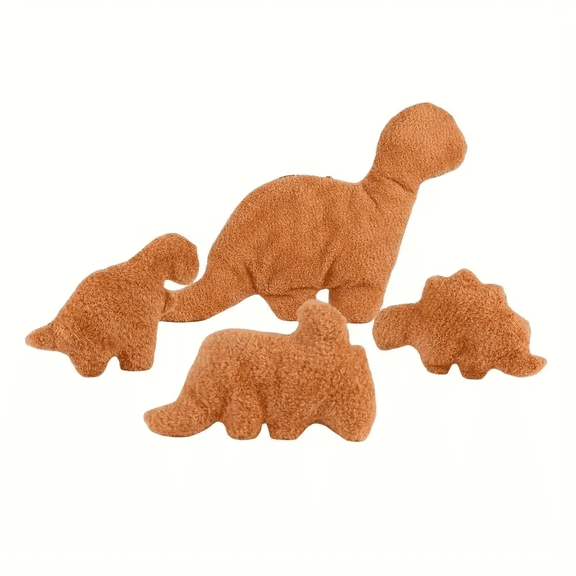 Dinosaur Mom and Baby Plush Set, Soft Stuffed Nesting Brontosaurus with 4 Baby Dinosaurs for Kids