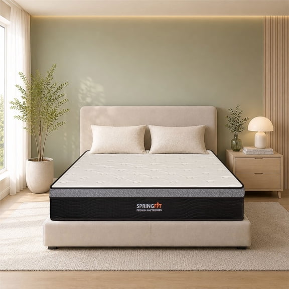 Springfit 10" Hybrid Mattress in a Box, Medium Firm, Pocket Spring, CertiPUR-US®, Twin
