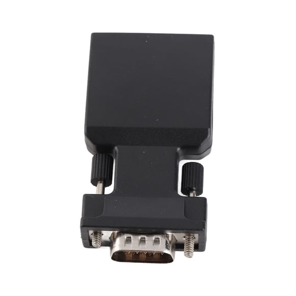 Adaptador de Interfaz Multimedia VGA A HD, VGA Male A HD Multimedia Interface Converter Convertidor Negro Sync para Computadora