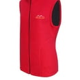 thumbnail image 4 of MAIHAN-Women's Fleece Vest Outerwear Sleeveless Lightweight Zip Jackets Warm Soft Vests with Zipper Pockets Mid Age Stand Collar Warm Winter Vest, Cozy Lightweight Sleeveless Jacket(RD2,XXXL), 4 of 5