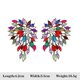 thumbnail image 1 of Pendientes colgantes de cristal multicolor exagerados con diamantes de imitación brillantes de lujo, 56410-MT, 1 of 5