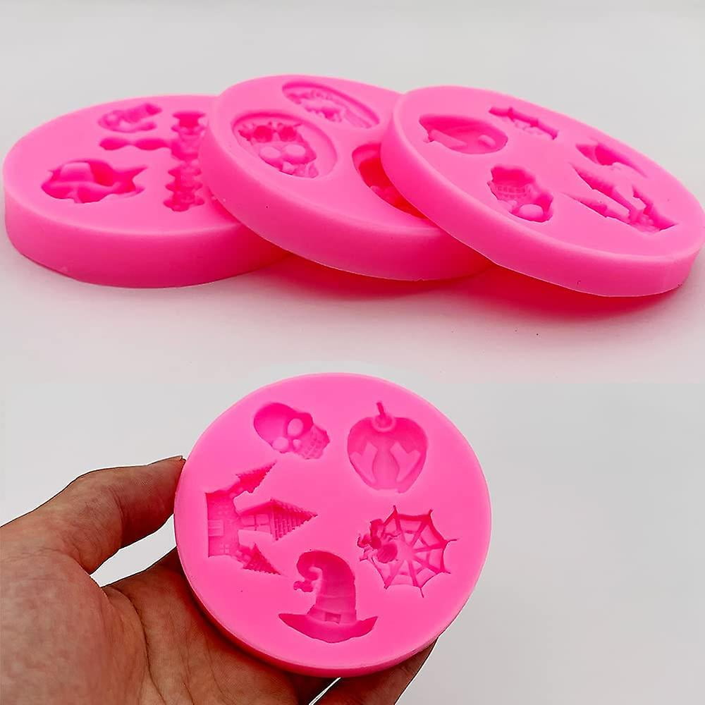 Halloween Silicone Molds Halloween Chocolate Candy Mold Silicone Fondant Molds For Cake Cupcake Toppers Decorating Tools Gum Paste Polymer Cla Walmart