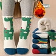 thumbnail image 5 of Children Winter Socks Boys Girls Socks 5 Pairs Warm Cotton Solid Socks Kids Thicken Sock boys girls solid 2-4 years old, 5 of 6