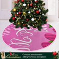 thumbnail image 6 of FMSHPON Mother's Day Beautiful Spring Tulips Flowers Xmas Christmas Tree Skirt Stand Mat for Holiday Party Decoration Indoor Outdoor 48 inches, 6 of 6