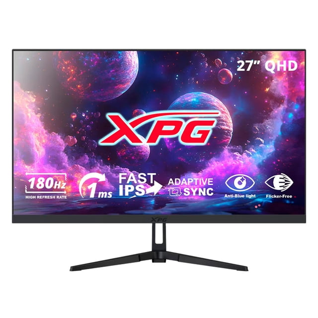 Monitor Gamer 27 XPG RIFT R27Q8 1ms 180Hz QHD IPS HDMI DP Adaptive Sync Negro R27Q8-BKCMX