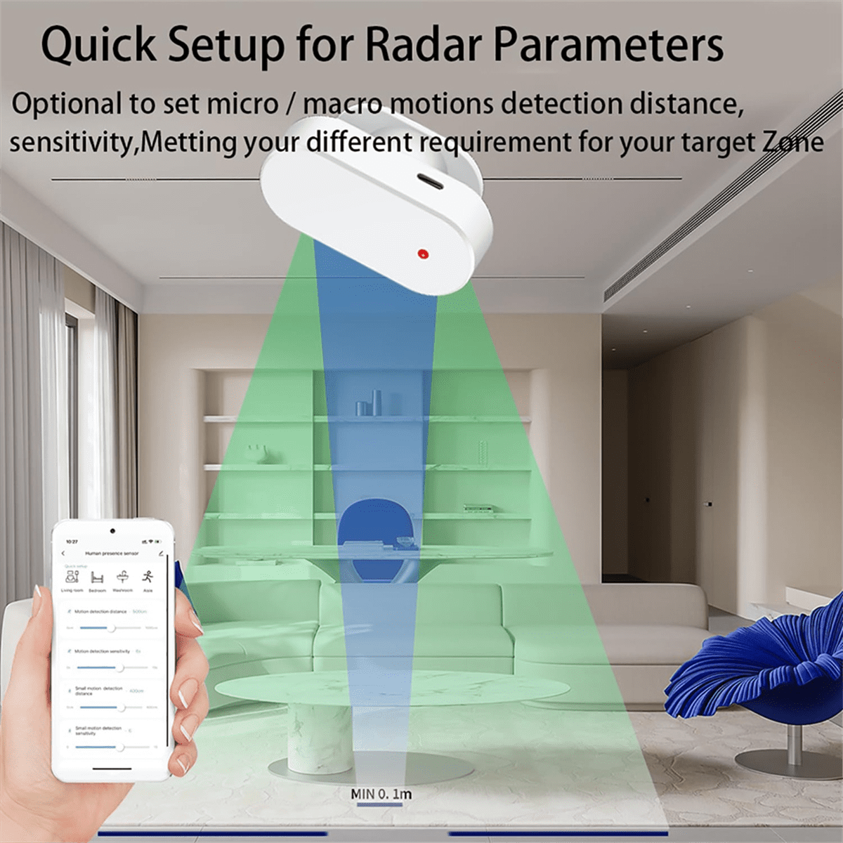 1 * Human Presence Sensor-White