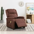thumbnail image 3 of vidaXL Recliner Chair Electric Massage Cozy Reclining Chair for Elderly Fabric, 3 of 3