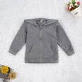 thumbnail image 4 of 1-6Years Toddler Baby Boy Girl Hoodies Sweatshirt Zipper Hooded Pullover Jacket Coat Fall Winter Clothes with Pocket, 4 of 6