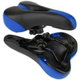 thumbnail image 3 of Sillín de bicicleta de Montaña Zhivalor PVC Comfort Racing negro y azul, 3 of 8