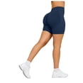 thumbnail image 6 of vigerkar Womens Gym Workout Shorts Seamless Butt Lifting Biker Shorts Soft Stretchy Booty Yoga Shorts for Women (Navy, XL), 6 of 7
