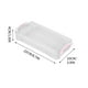 thumbnail image 2 of Caja de lápices de dibujo rosa, estuche de lápices de dibujo transparente reforzado con hebilla de doble oreja, caja de almacenamiento de herramientas de plástico para artesanía con hebilla de doble o, 2 of 2