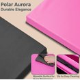 thumbnail image 4 of Polar Aurora Gymnastics Mat 4'x10'x2" Floding Interlocking Gymnastics Mats with Carrying Handles Thick Gym Mat(Pink), 4 of 8