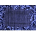thumbnail image 1 of Ahgly Company Machine Washable Indoor Rectangle Abstract Blue Modern Area Rugs, 8' x 10', 1 of 4