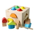 thumbnail image 2 of Mathching Montessori Clasificador de aprendizaje Desarrollo de rompecabezas Bloques de clasificación Caja de para CUTICAT juego de clasificación de formas, 2 of 7