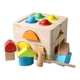 thumbnail image 1 of juego de clasificación de formas,Juguetes preescolares de madera Montessori Push Ball Baby,juguetes niños pequeños 1 año bloques de construcción juego,Montessori sensorial mano ojo, 1 of 8