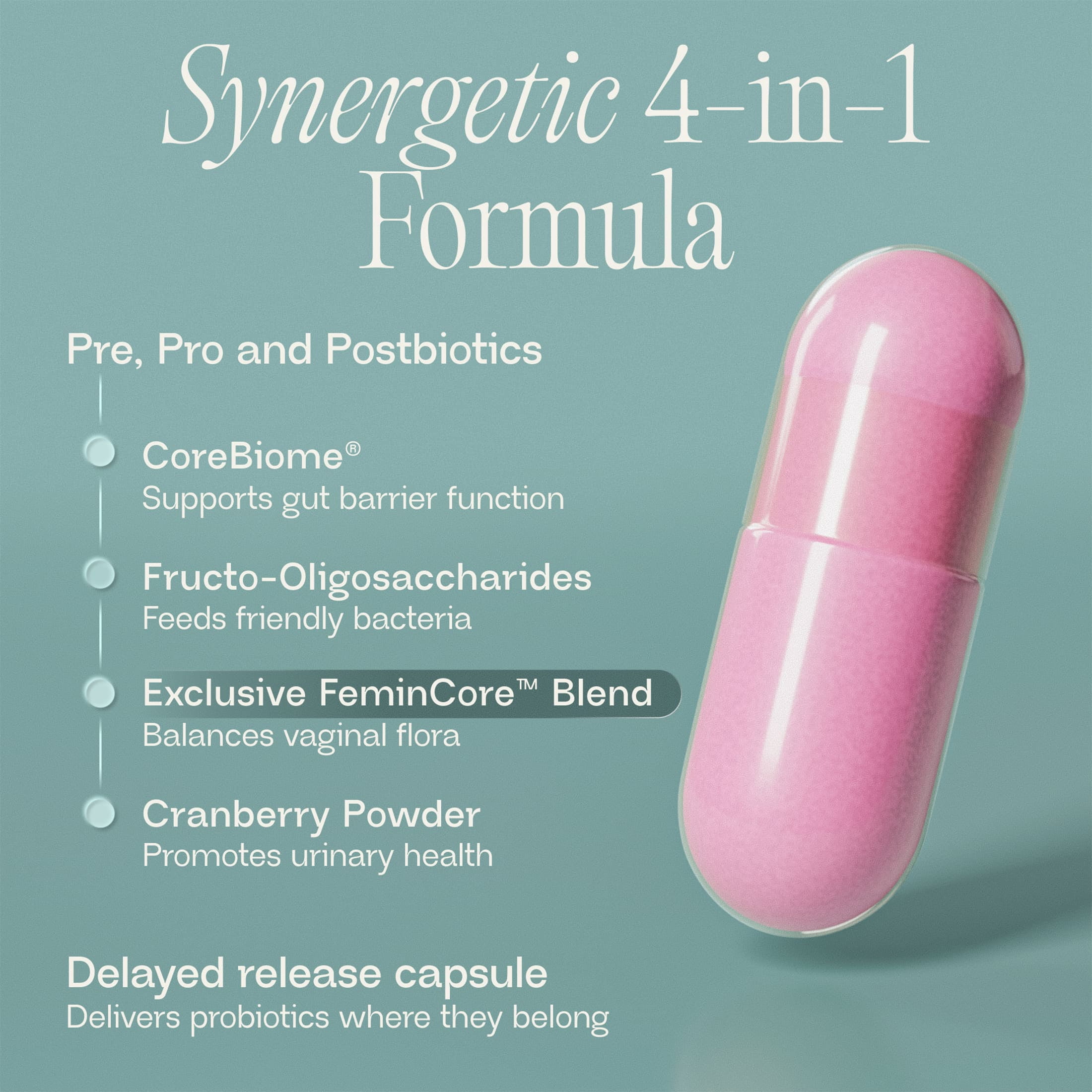 BIOMA Feminine Health Synbiotic, 60 ct / 30 serv.