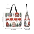 thumbnail image 5 of Yiaed Christmas Houses Print Handbag for Women Tote Purse Shoulder Bag Large Fashion Hobo Purse Handbag Shopping Tote, 5 of 5