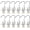 White, variant on 15/30Pcs Upgrade Double Head Clamp Dipped Clothespin for Laundry Hooks with Clips, Boot Holder, Hanging Clips, Portable Multifunctional Hangers Single Clip Space Saving for Jeans, Hats (15, Black)