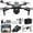 Black-220, variant on AuroraX Fpv Drone with Screen Built Into The Controller and Camera 1080p Brushless Hover Drones with One Key Take Off/Land 3 Speed Modes Foldable Quadcopter Toy Gift for Adults and Boys Girls