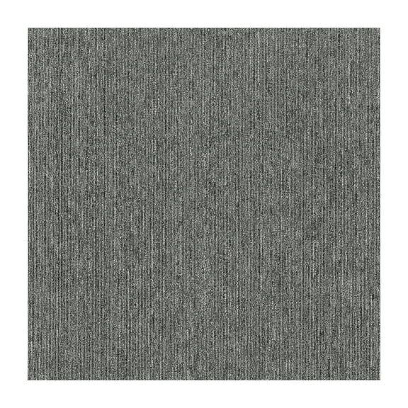 Mohawk Basics 24" x 24" Carpet Tile with EnviroStrand™ PET Fiber in Iron (96 sq ft per carton)