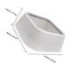 thumbnail image 2 of KAKOWELY Water Bowl for Cats No Spilling with Floating ABS Mechanism White Easy to Clean, 2 of 8