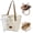 Beige Zipper, variant on Vintage Lace Shoulder Bag for Women, Boho Lace Purse with Kiss Lock Closure & Wrist Strap,Crochet Purse Summer Handbag 2026, Lightweight Tote Bag for Beach Travel Shopping