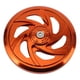 thumbnail image 1 of Cubierta del ventilador de refrigeración del motor de la motocicleta, decoración, regalo, accesorios de fácil instalación Naranja, 1 of 8