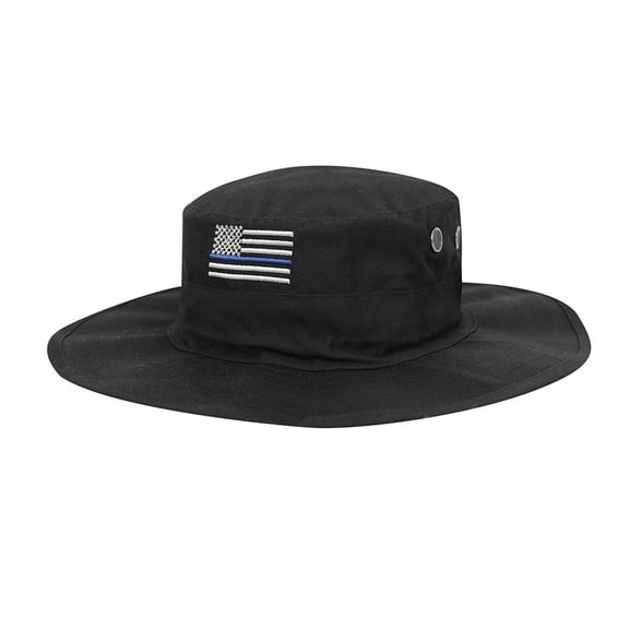 Rothco 18268 Thin Blue Line Adjustable Boonie Hat
